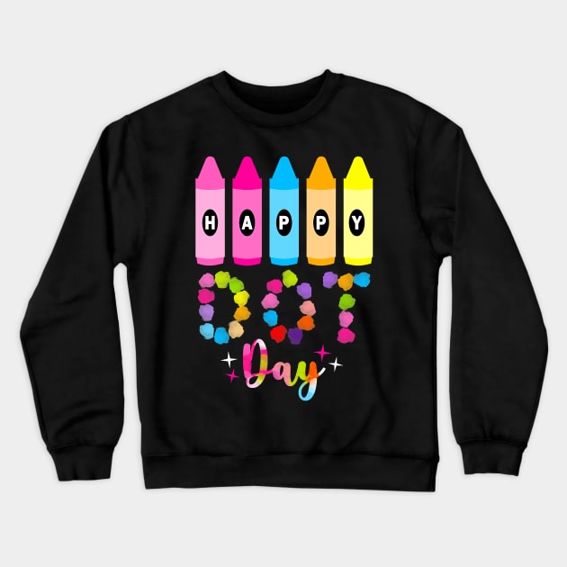 Dot Day International Dot Day 2022 Kids Boys Crewneck Sweatshirt by patelmillie51